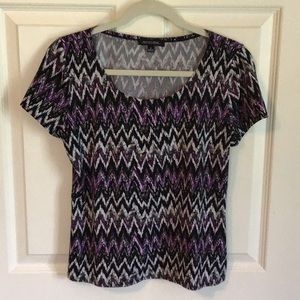 Zig-Zag Multi-Color Top